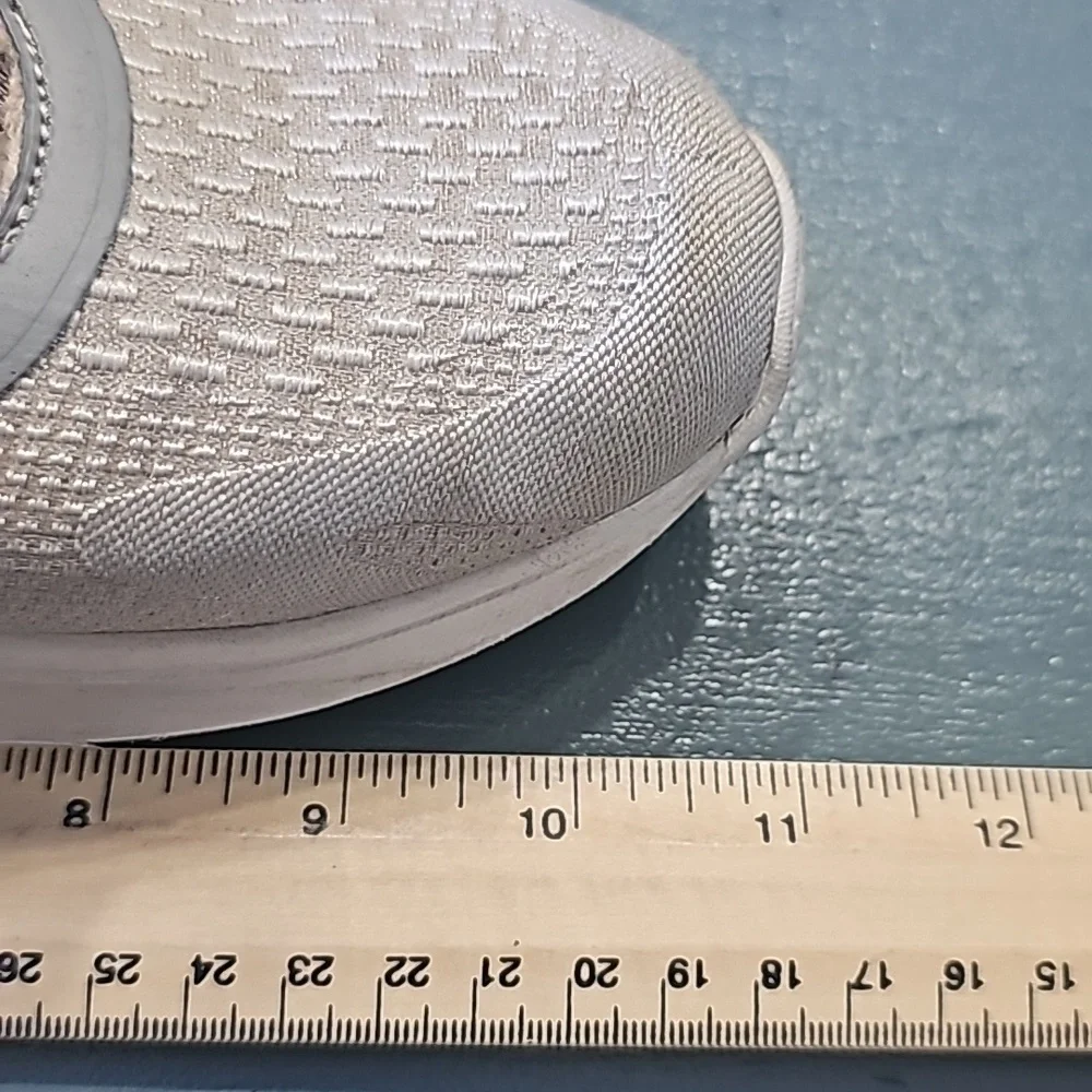 Sweden Kle, women's size 7.5 sneakers. Style is‎ Holly. Gray and light pink.